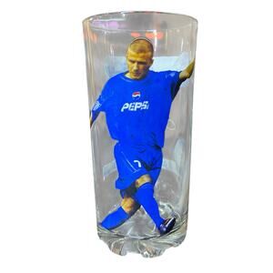2002 Arabic Pepsi Campaign David Beckham Football/Soccer Glass Collectible